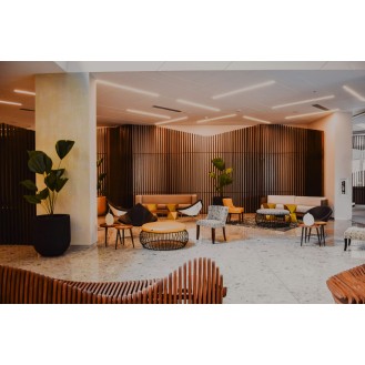 Luxe Lounge Hotel Waiting Area
