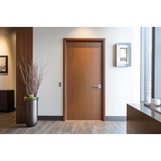 Contemporary Matte Finish Swing Single Door Design for Grand Entrances