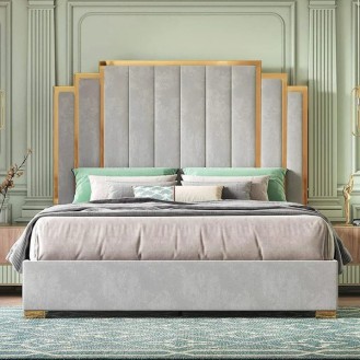 LuxeWeave Fabric Bed AIF003