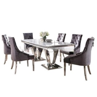 Velora Grand Dining Set 4 Chairs with 1 Table AIF069