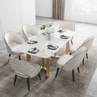 Prestige Palace Dining Set 6 Chairs with 1 Table AIF071