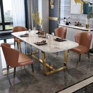 Eternia Marble Dining Set 4 Chairs with 1 Table AIF082