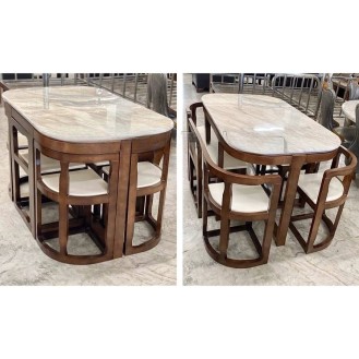 Marbella Divine Dining Set 6 Chairs with 1 Table AIF101