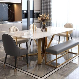 Marbella Crown Dining Set 4 Chairs with 1 Table AIF104